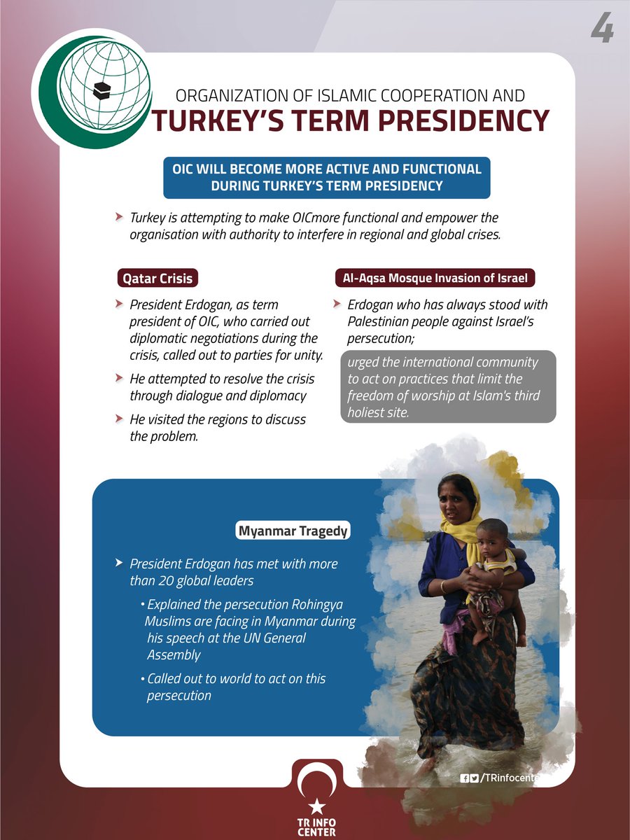 The Organization of Islamic Cooperation and important developments that took place during Turkey's term presidency